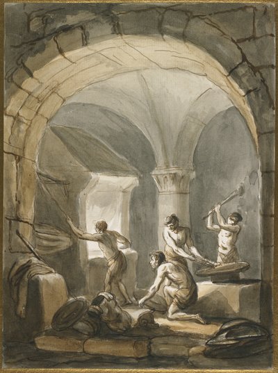 A Forge by Antonio Zucchi